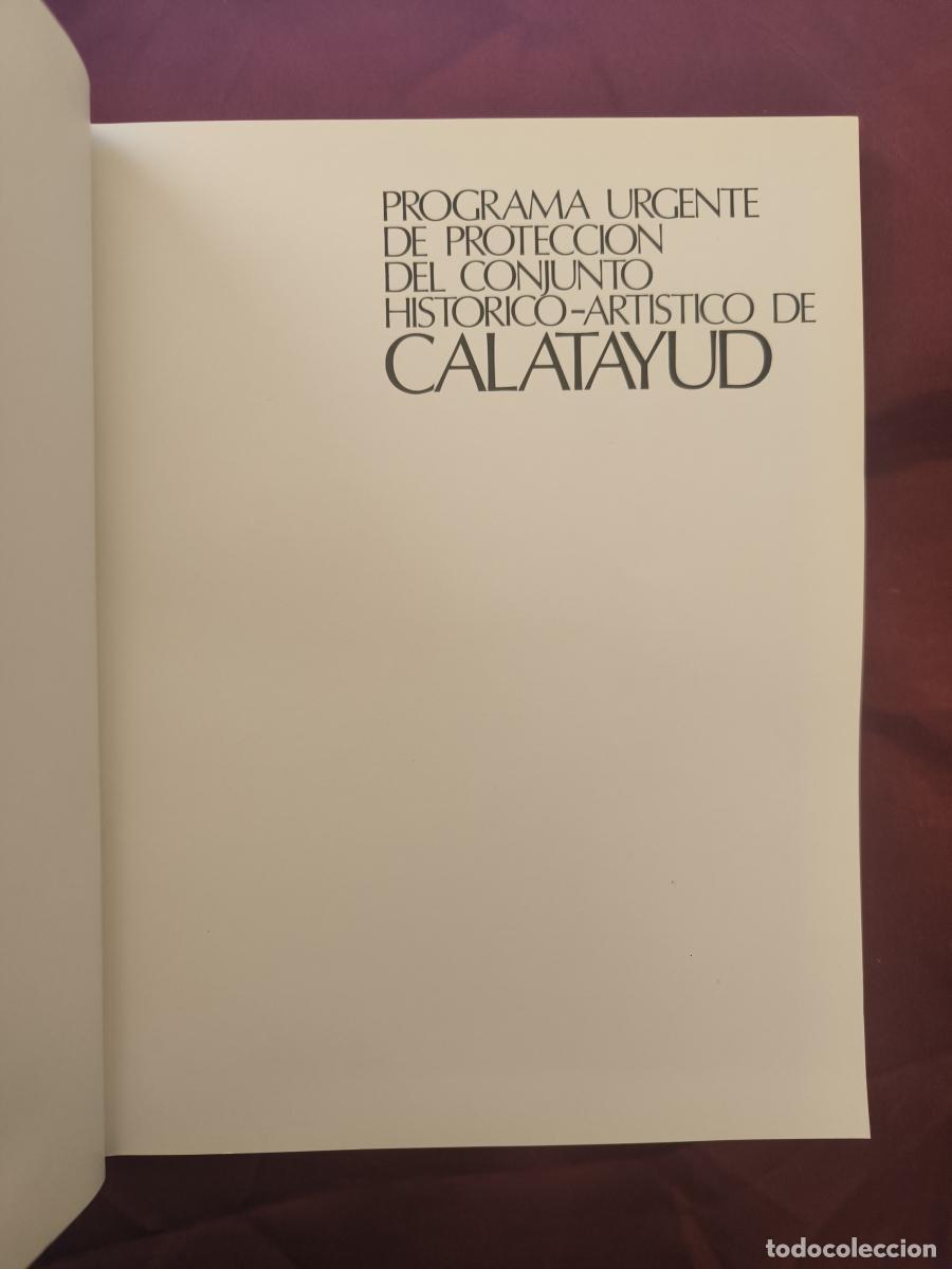 Libros: Programa Urgente de Protecci&oacute;n del Conjunto Hist&oacute;rico-Art&iacute;stico de Calatayud. - Francisco Abasolo S
