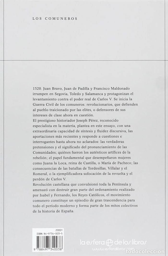 Libros: LOS COMUNEROS - Joseph P&eacute;rez - Foto 2