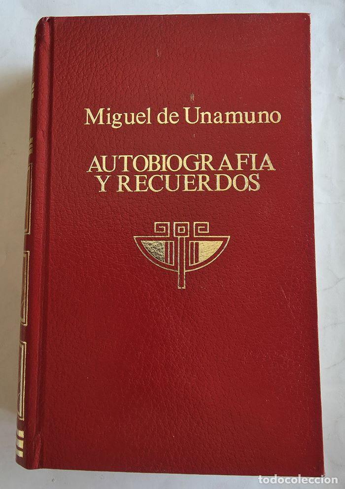 Libri di seconda mano: MIGUEL DE UNAMUNO. TOMO VIII. AUTOBIOGRAF&Iacute;A Y RECUERDOS PERSONALES. - Miguel De Unamuno