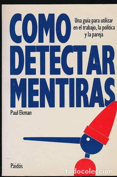 Libros: C&oacute;mo Detectar Mentiras- 9788475097251