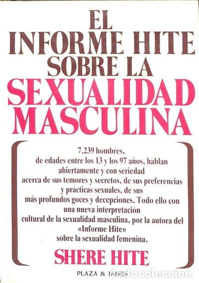 Libros: El informe Hite sobre la sexualidad masculina- 9788401370991