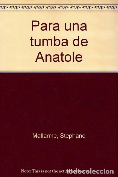 Libros: Para una tumba de Anatole- 9788489852624
