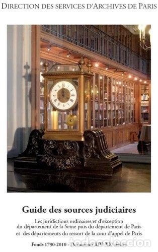 Libros: Guide des sources judiciaires- 9782860750158