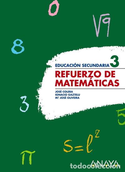 Libros: Refuerzo de Matem&aacute;ticas 3- 9788466773997 - Foto 1