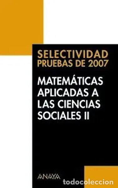 Libri di seconda mano: Matem&aacute;ticas aplicadas a las Ciencias Sociales II- 9788466774642