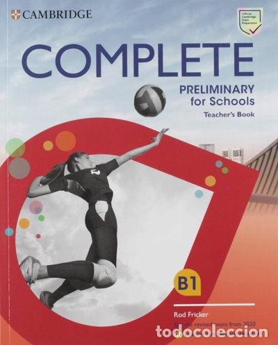 books: Complete Preliminary for Schools Teacher's Book- 9788490362181