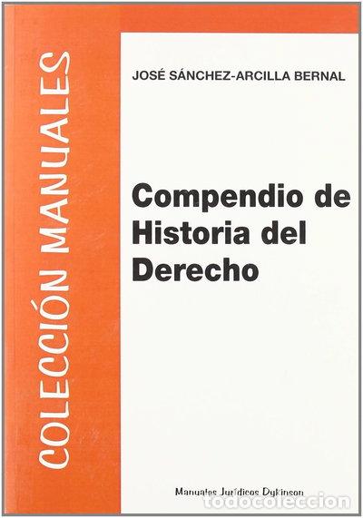 Libros: Compendio de Historia del Derecho- 9788498494464
