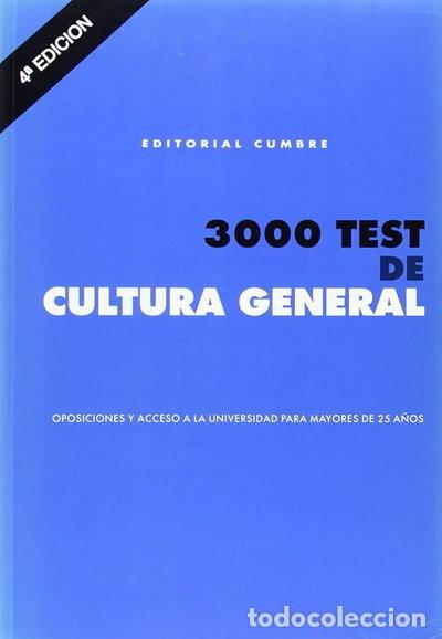 Libros: 3000 Test de Cultura General- 9788470590566
