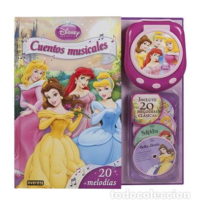 Libros: Princesas Disney. Cuentos musicales. Libro con reproductor musical- 9788444168975