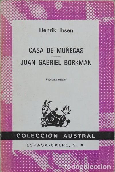 books: Casa de mu&ntilde;ecas / Juan Gabriel Borkman- 9788423901937