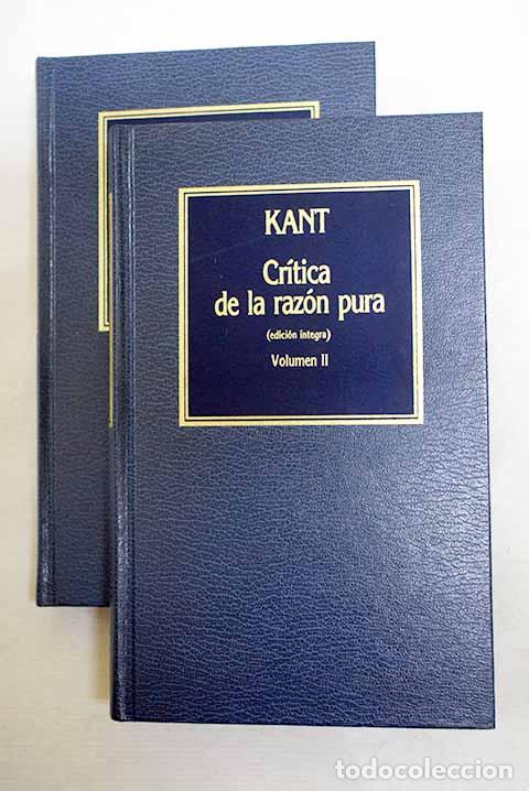 Libros: Cr&iacute;tica de la raz&oacute;n pura.- Kant, Immanuel - Foto 1