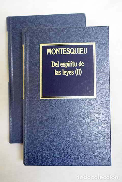Libros: Del esp&iacute;ritu de las leyes.- Montesquieu, Bar&oacute;n de - Foto 1