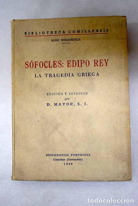 Livros em segunda m&atilde;o: Edipo rey: la tragedia griega.- S&oacute;focles