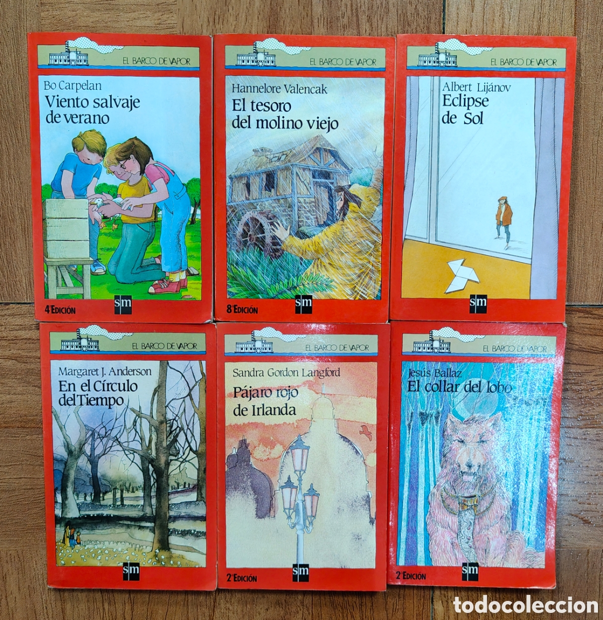 books: Lote de 6 libros Infantiles � Barco de Vapor Rojo - VV. AA.