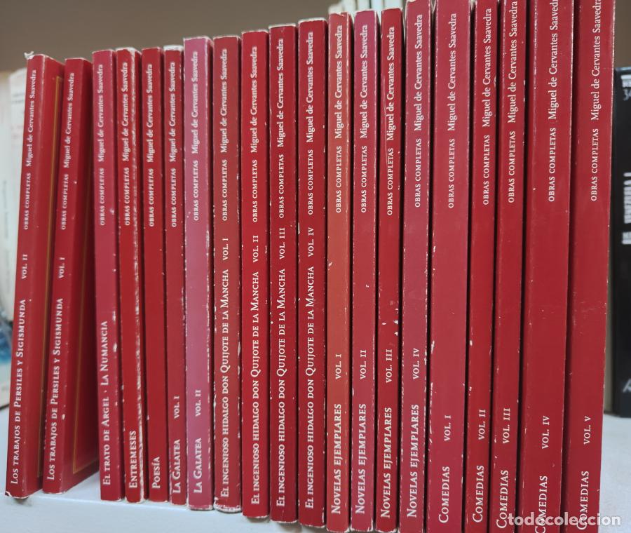Libros: OBRAS COMPLETAS MIGUEL DE CERVANTES &bull; 20 TOMOS COMPLETA &bull; - MIGUEL DE CERVANTES tdk935