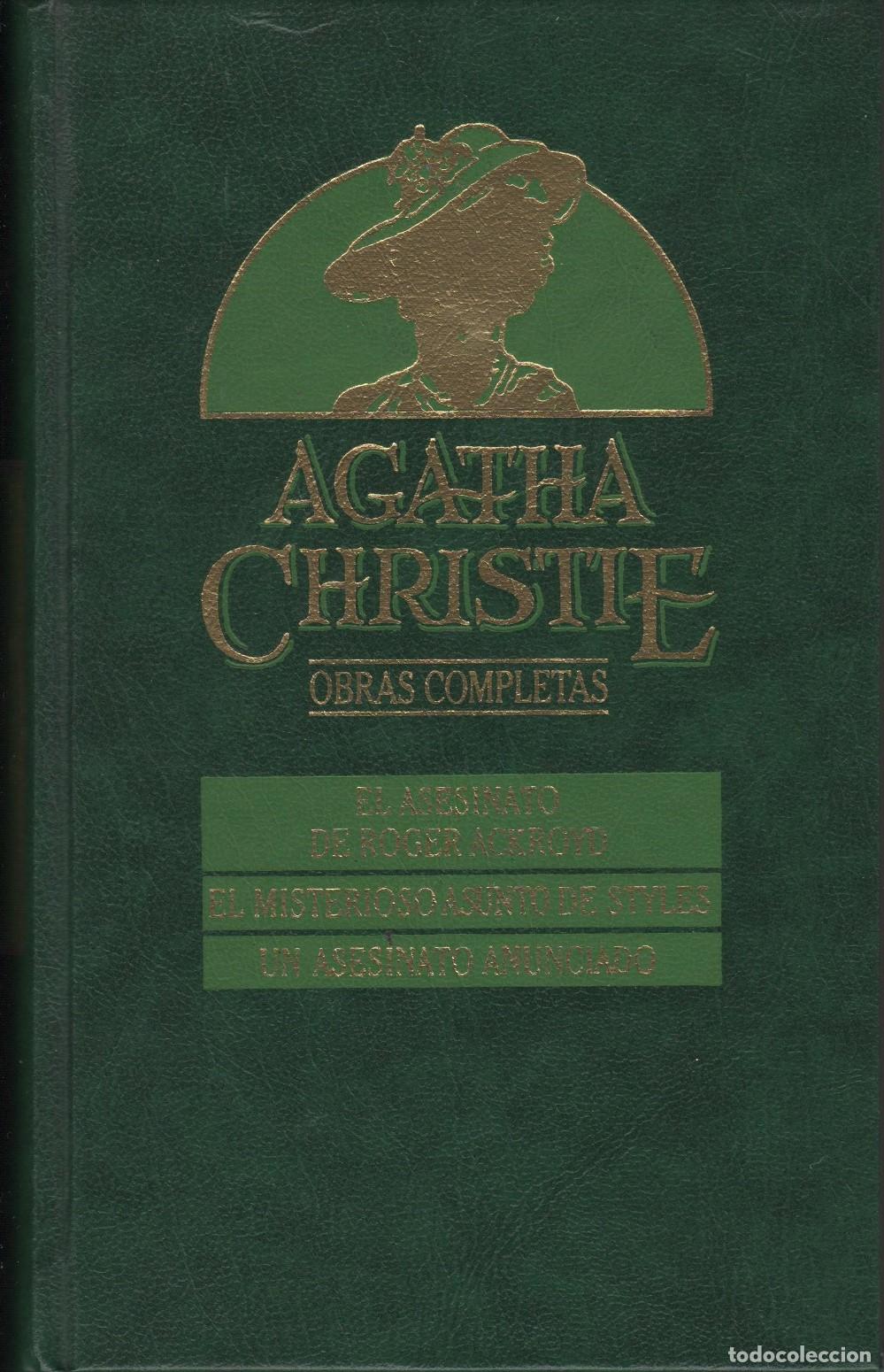 Libri di seconda mano: EL ASESINATO DE ROGER ACKROYD / EL MISTERIOSO ASUNTO DE STYLES / UN ASESINATO ANUNCIADO CHRISTIE,
