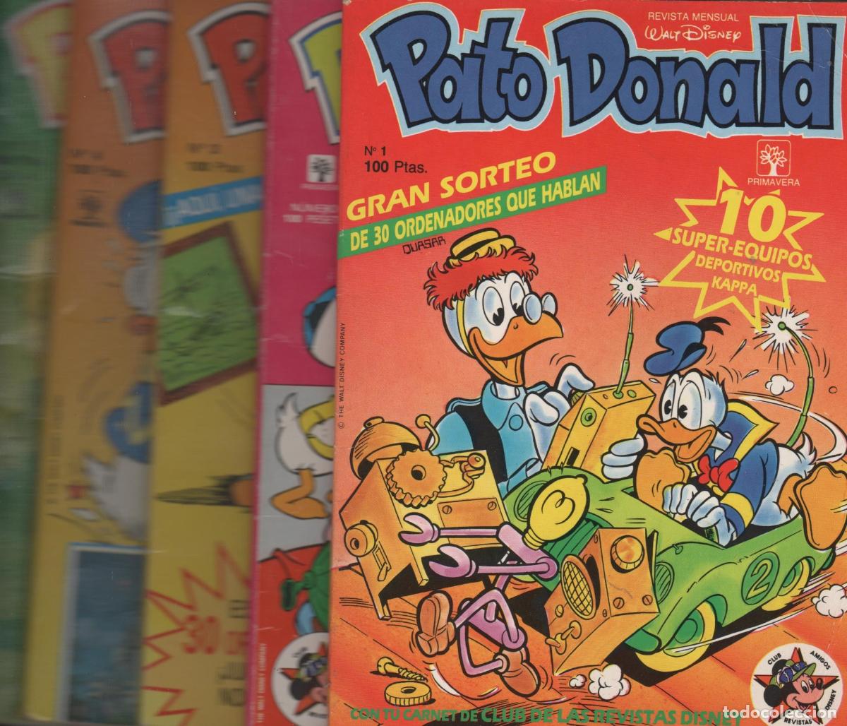 B&uuml;cher: PATO DONALD. N&Uacute;MEROS 1,2, 3,4 Y 5. WALT DINEY'S. WALT DINEY'S - EDITORIAL: EDICIONES PRIMAVER