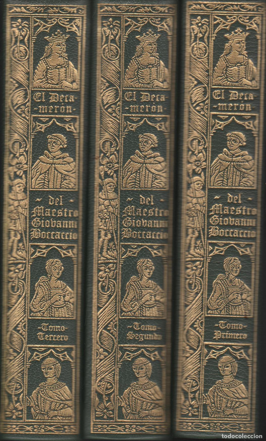 Libros: EL DECAMERON DEL MAESTRO GIOVANNI BOCCACCIO. 3 TOMOS. GIOVANNI BOCCACCIO - EDITORIAL: C&iacute;rculo