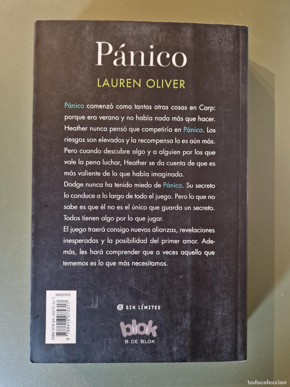 Libros: P&aacute;nico (Lauren Oliver) - Lauren Oliver - Foto 3