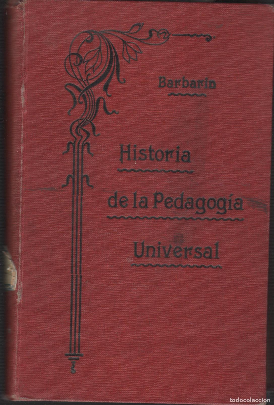 Livros em segunda m&atilde;o: HISTORIA DE LA PEDAGOGIA- Garcia y Barbarin, Eugenio- EDITORIAL: Sucesores Hernando - Garcia