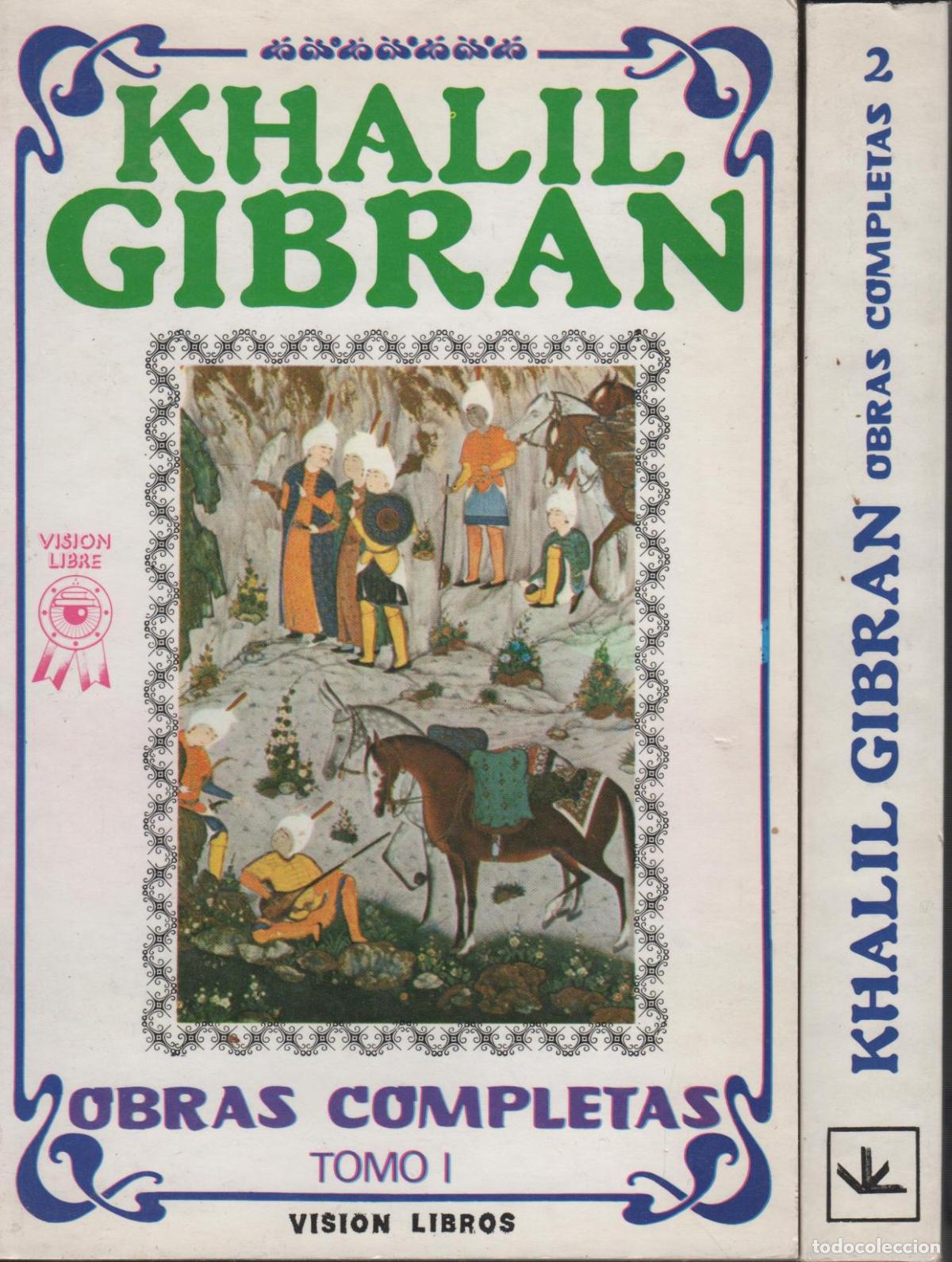 Libri di seconda mano: OBRAS COMPLETAS. TOMO I y Tomo II KHALIL GIBR&Aacute;N - EDITORIAL: Edicomunicaci&oacute;n - KHALIL GIBR&Aacute;N