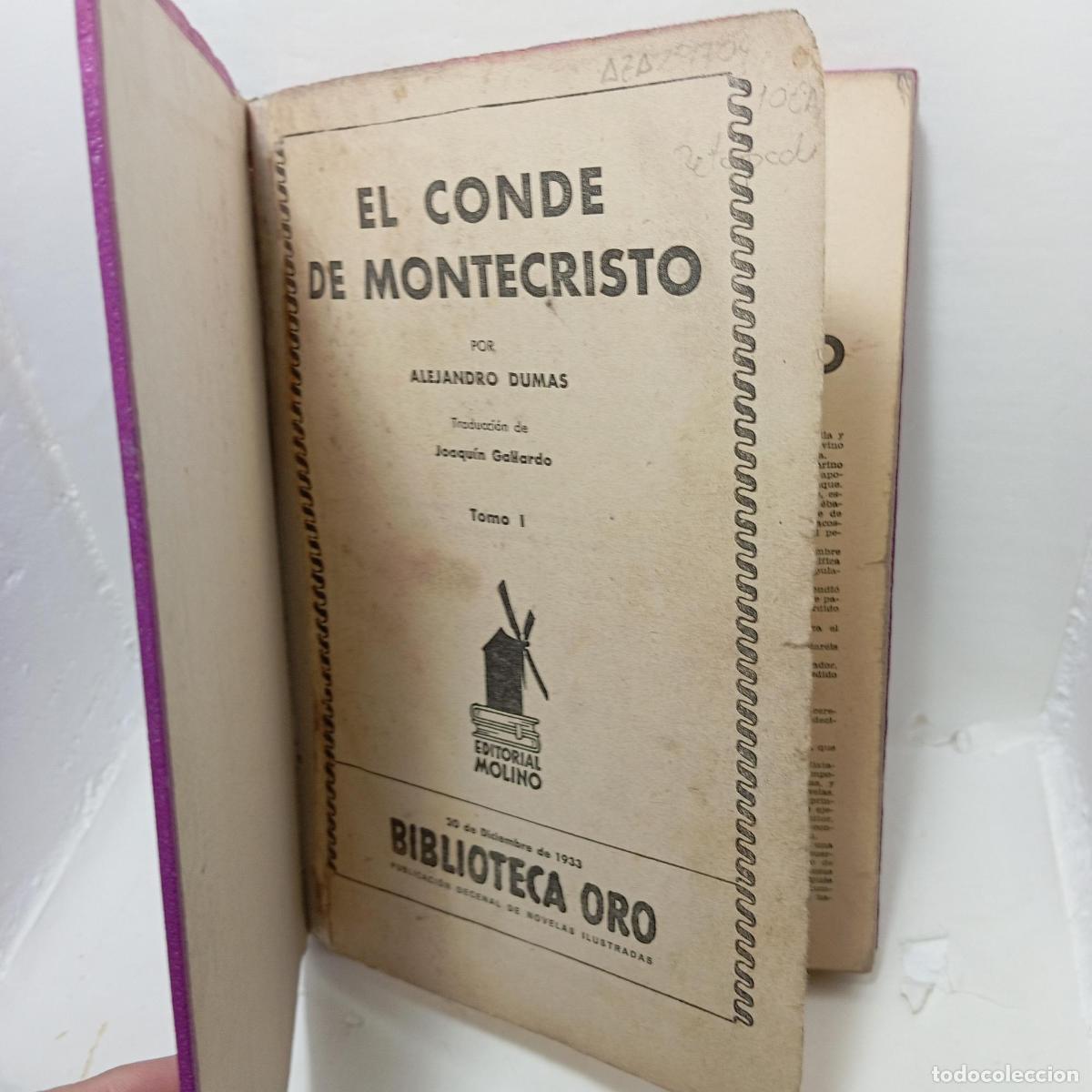 Libros: EL CONDE DE MONTECRISTO. Tomo I - Alejandro Dumas - Foto 1