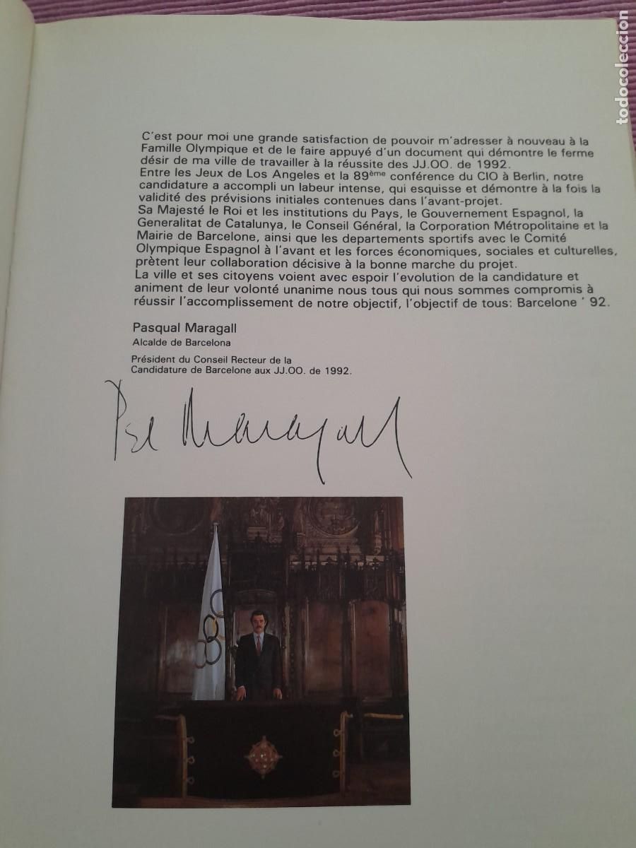 Libros: RAPPORT DE PROGR&Egrave;S 90EME SESSION DU CIO.BARCELONA 92 - Foto 3