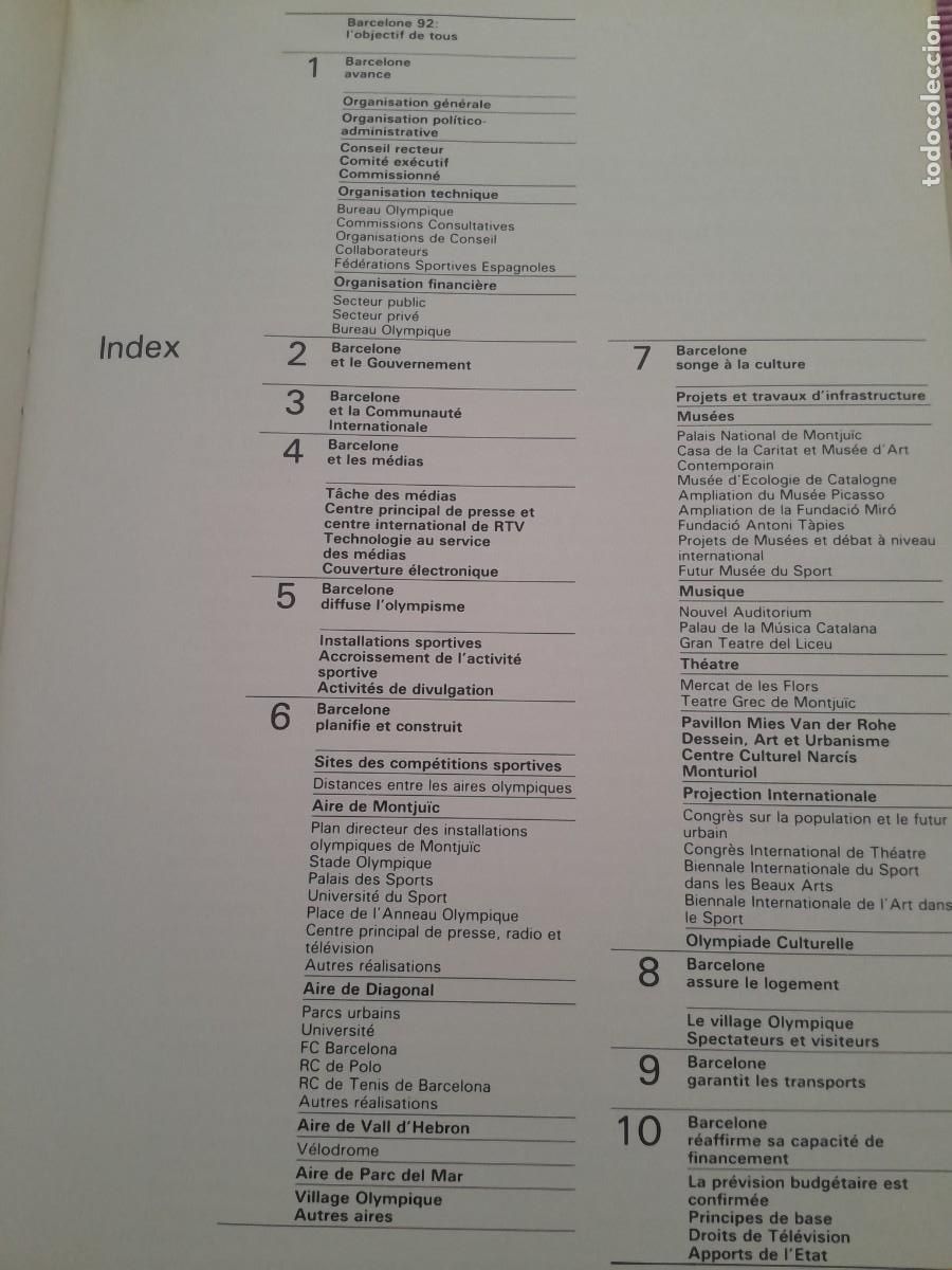 Libros: RAPPORT DE PROGR&Egrave;S 90EME SESSION DU CIO.BARCELONA 92 - Foto 4