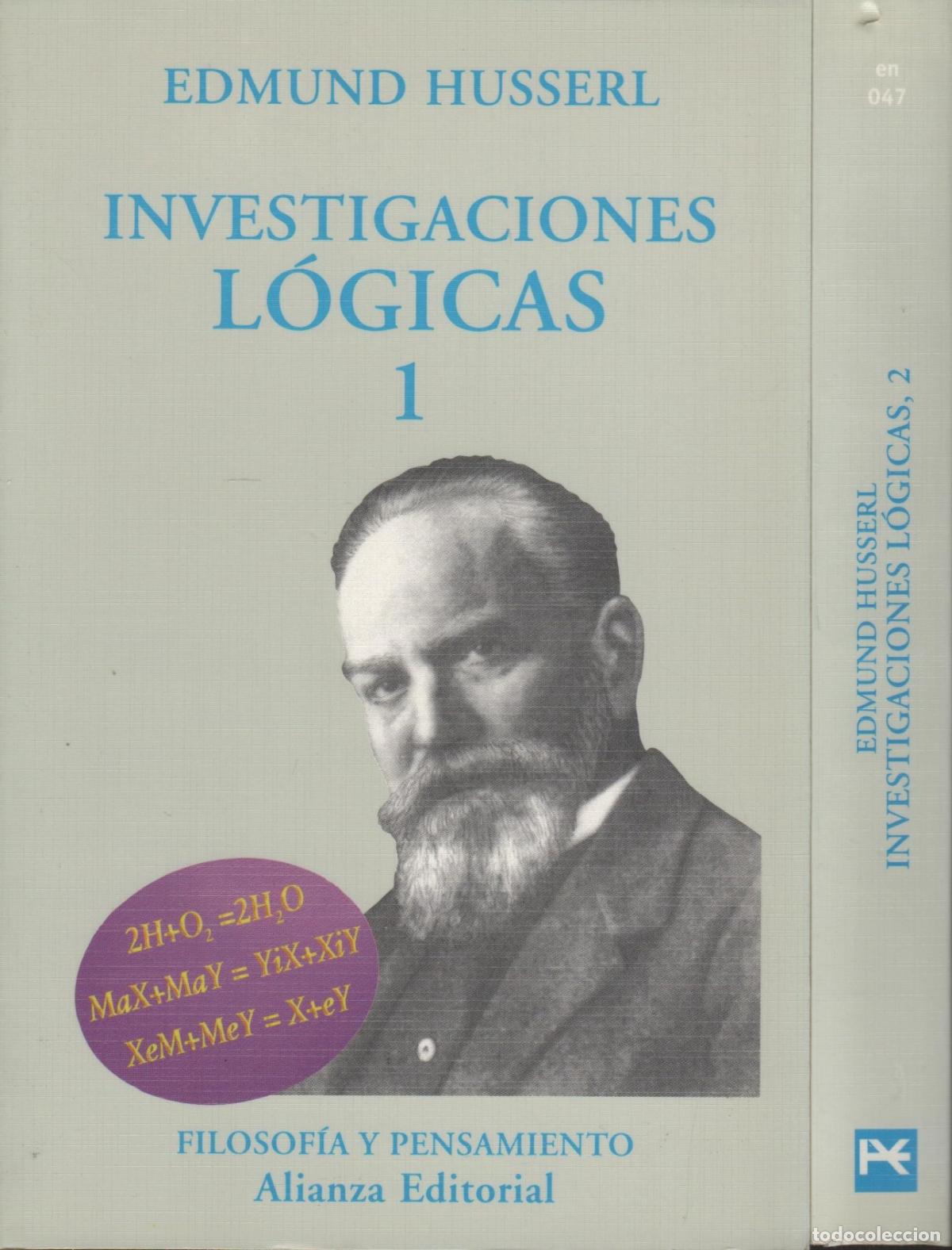 books: INVESTIGACIONES L&Oacute;GICAS. HUSSERL, EDMUND - EDITORIAL: Alianza Editorial - HUSSERL, EDMUND -