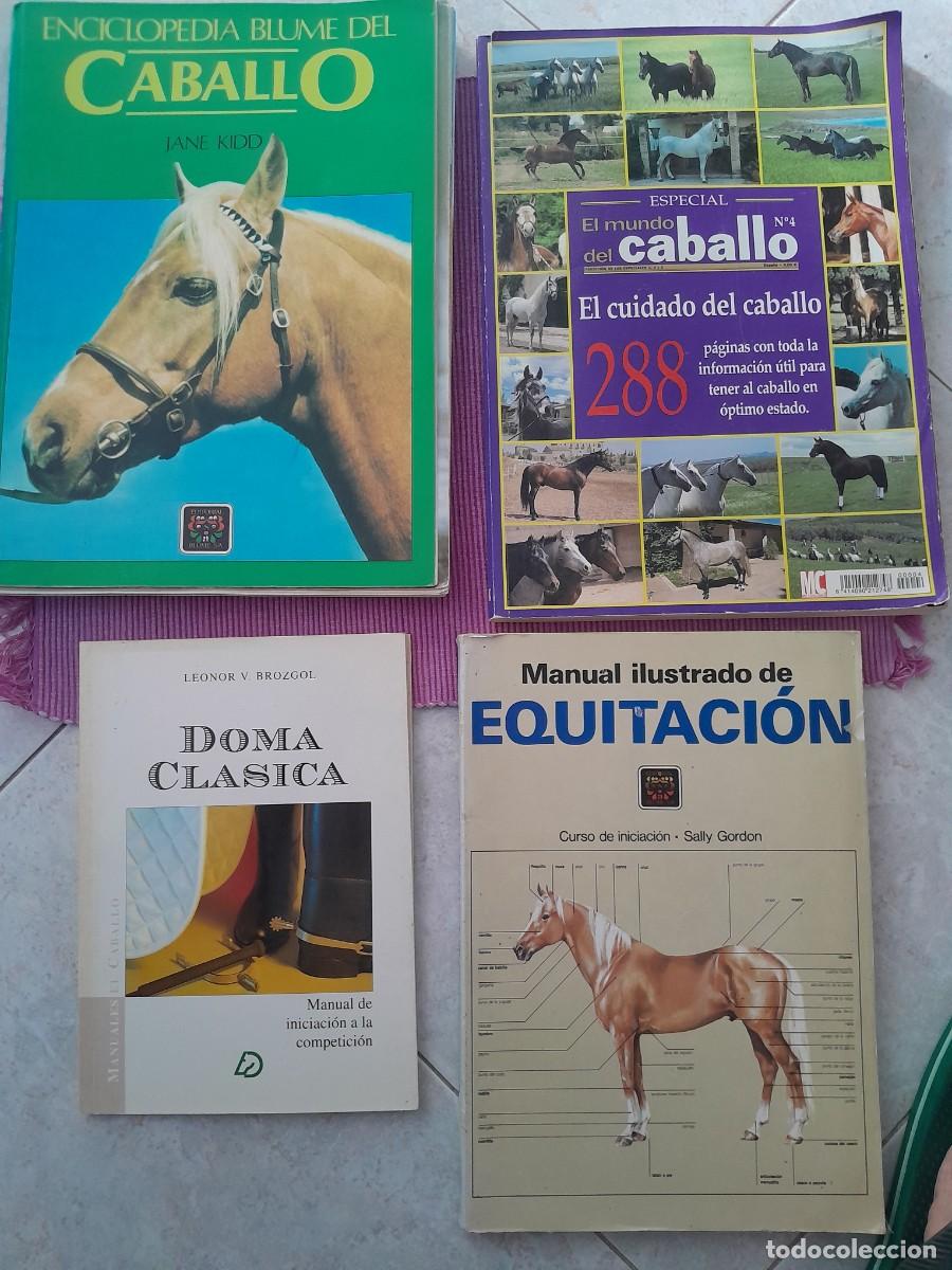 Libros: LOTE CUATRO LIBROS DE EQUITACION. VER FOTOS