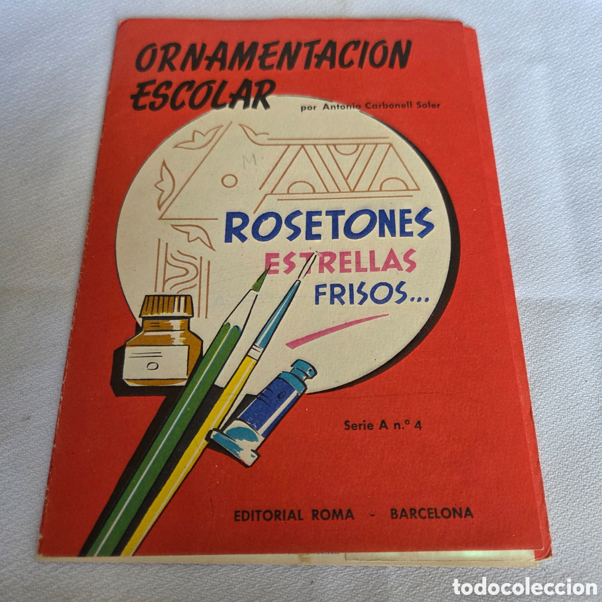 Libros: ORNAMENTACION ESCOLAR ROSETONES ESTRELLA FRISOS