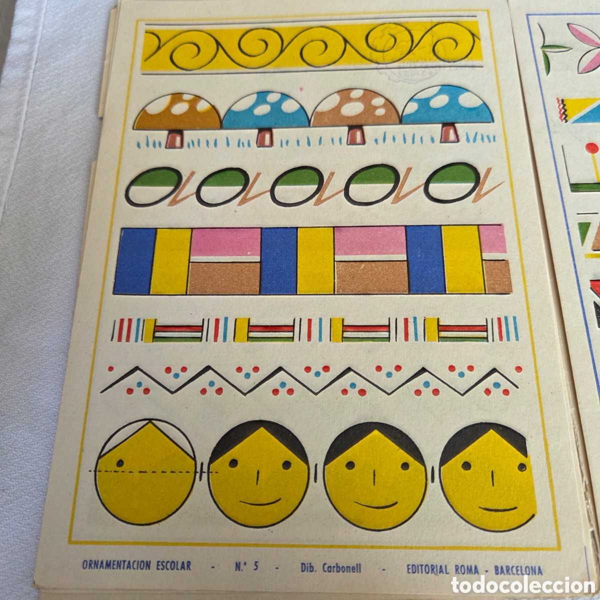 Libros: ORNAMENTACION ESCOLAR CENEFAS, GRECAS .. - Foto 3
