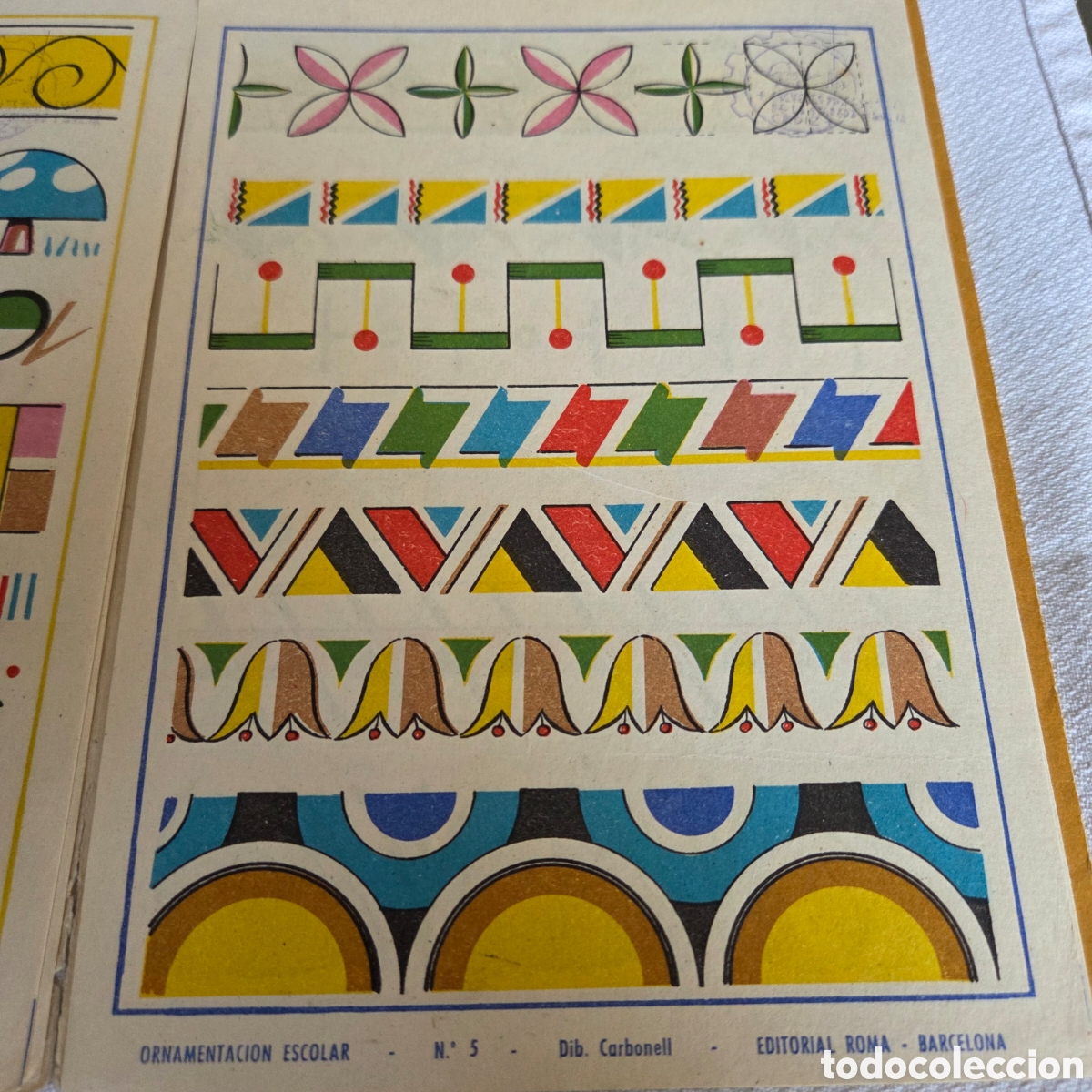 Libros: ORNAMENTACION ESCOLAR CENEFAS, GRECAS .. - Foto 4