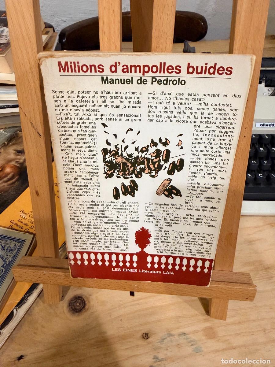Libros: Milions d&acute;ampolles buides -Manuel de Pedrolo - Foto 1