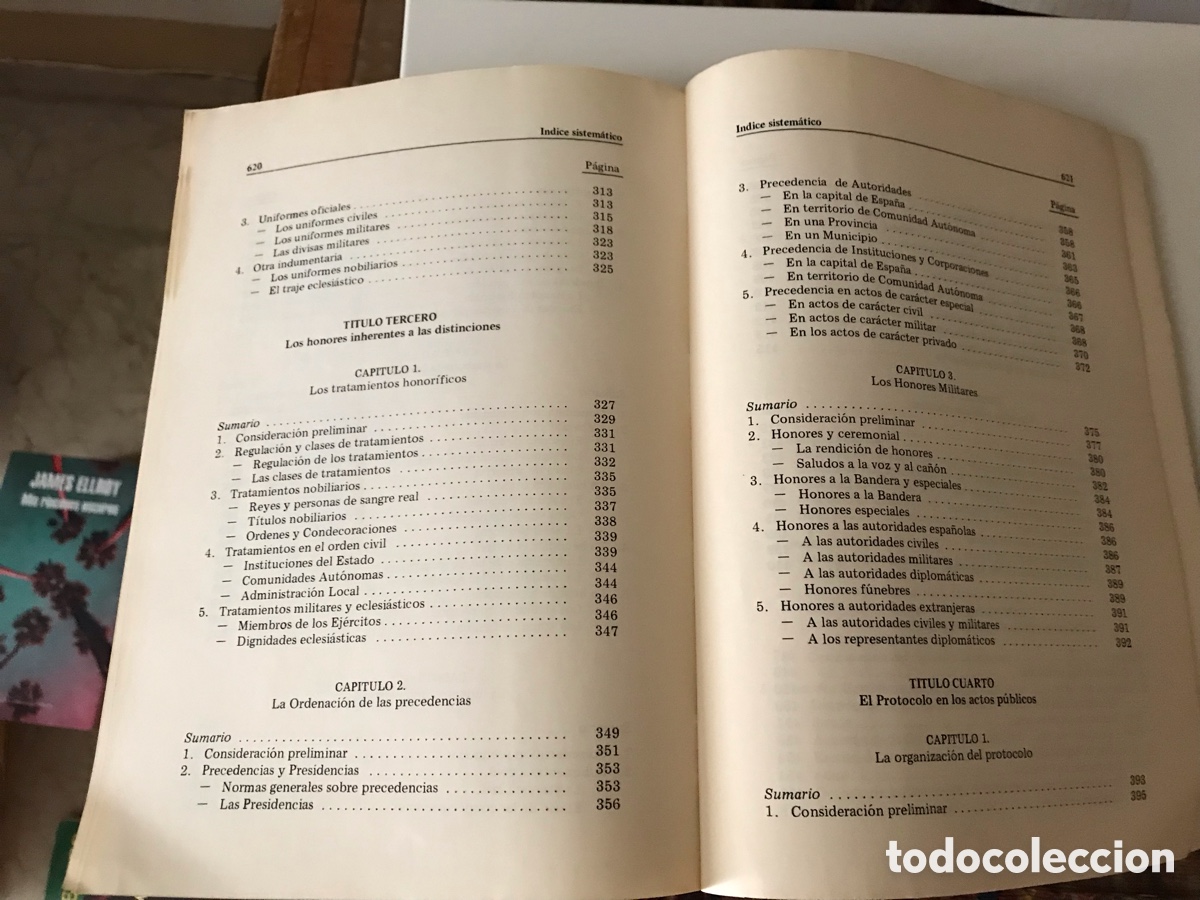 Libros: Honores y protocolo. Francisco L&oacute;pez-Nieto y Mallo. - Foto 6