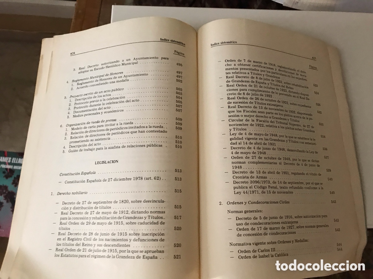 Libros: Honores y protocolo. Francisco L&oacute;pez-Nieto y Mallo. - Foto 8