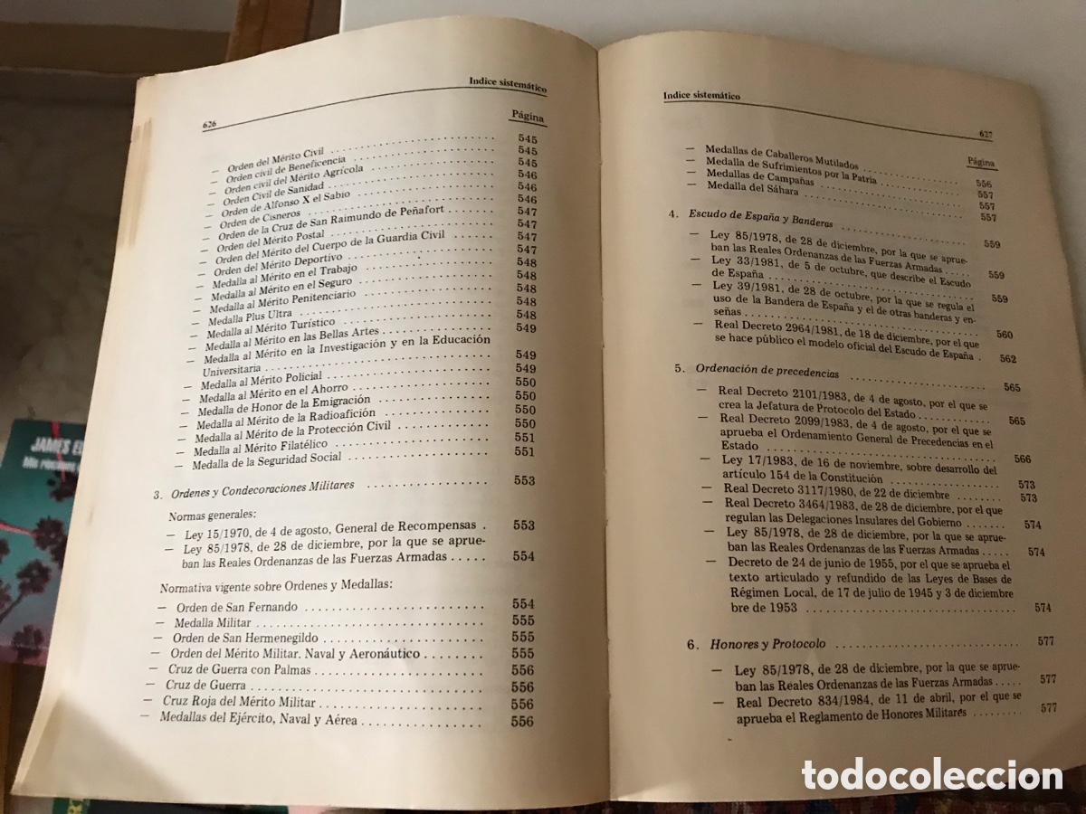 Libros: Honores y protocolo. Francisco L&oacute;pez-Nieto y Mallo. - Foto 9