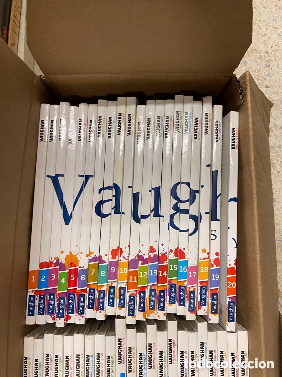 Libros: Vaughan intensive English. Incluye tres niveles. 50 n&uacute;meros