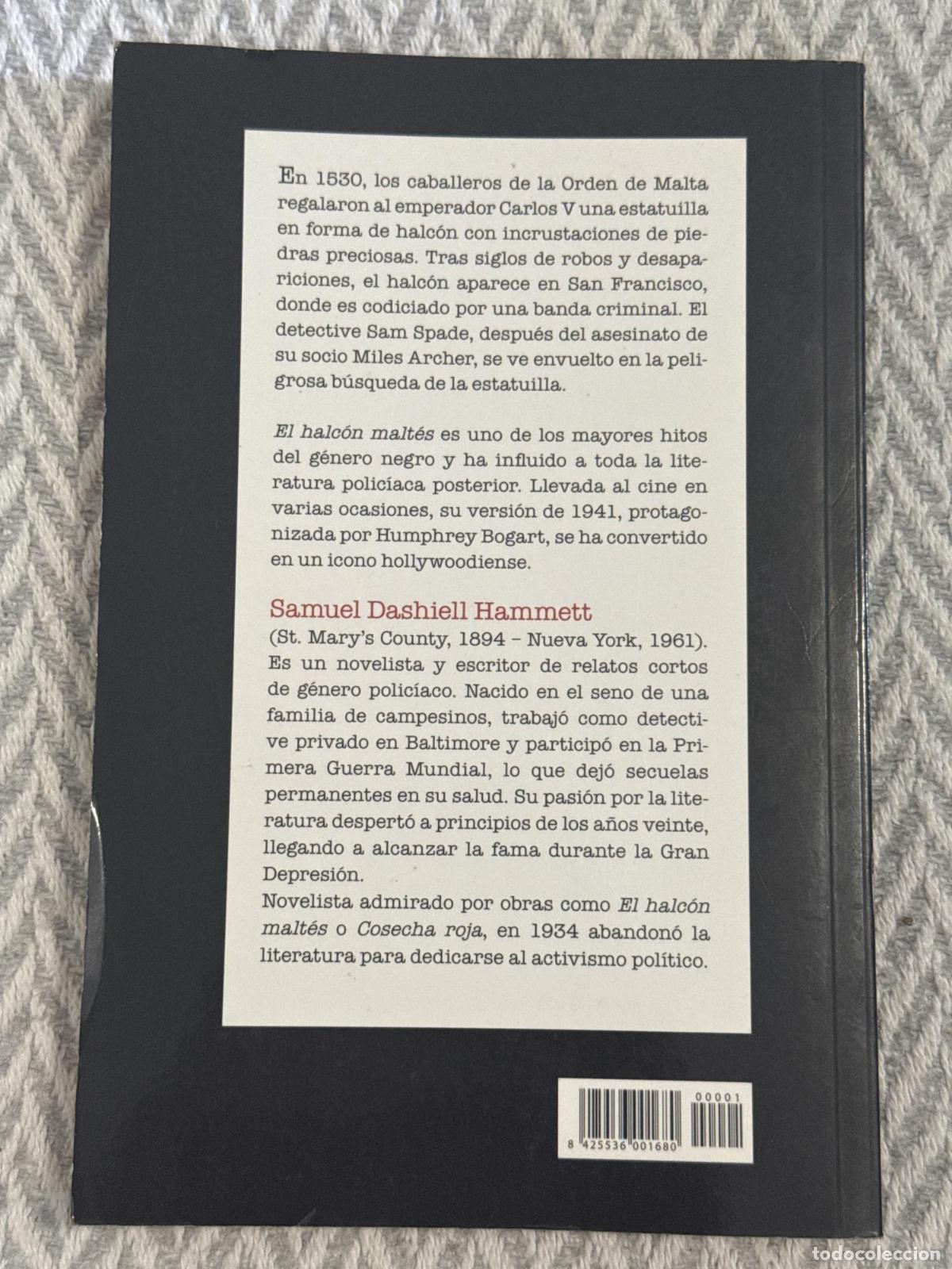 Libros: El halc&oacute;n malt&eacute;s - Dashiell Hammett - Foto 3