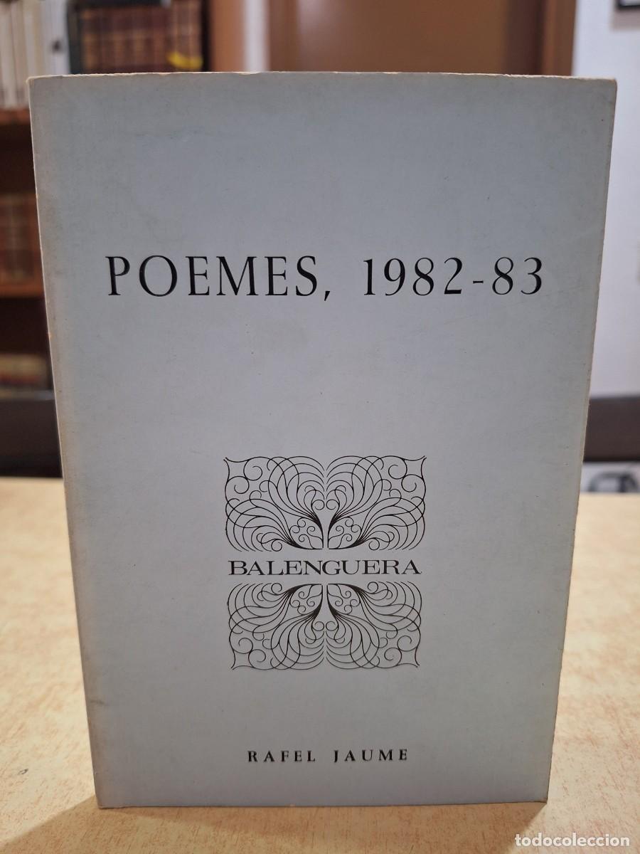 Libri di seconda mano: POEMES, 1982-83. - RAFEL JAUME.