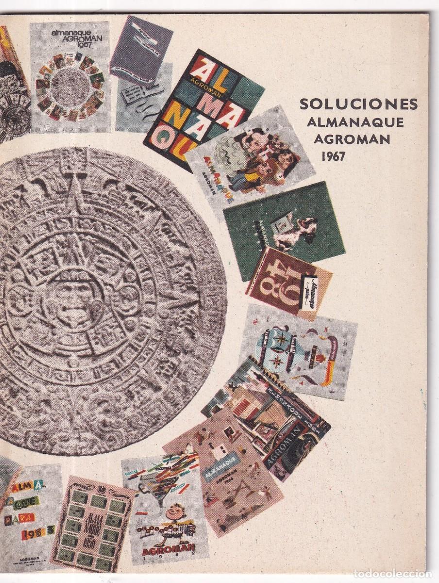 Libros: Soluciones a los juegos y pasatiempos del Almanaque Agrom&aacute;n 1967