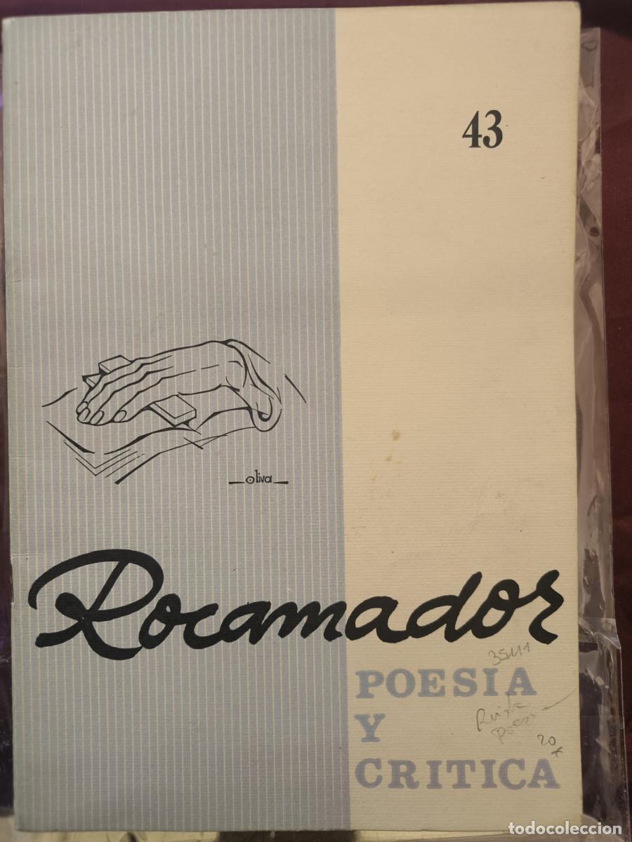 Libros: Rocamador. Revista de poes&iacute;a y cr&iacute;tica. N&uacute;mero 43 - 44 - 45 -