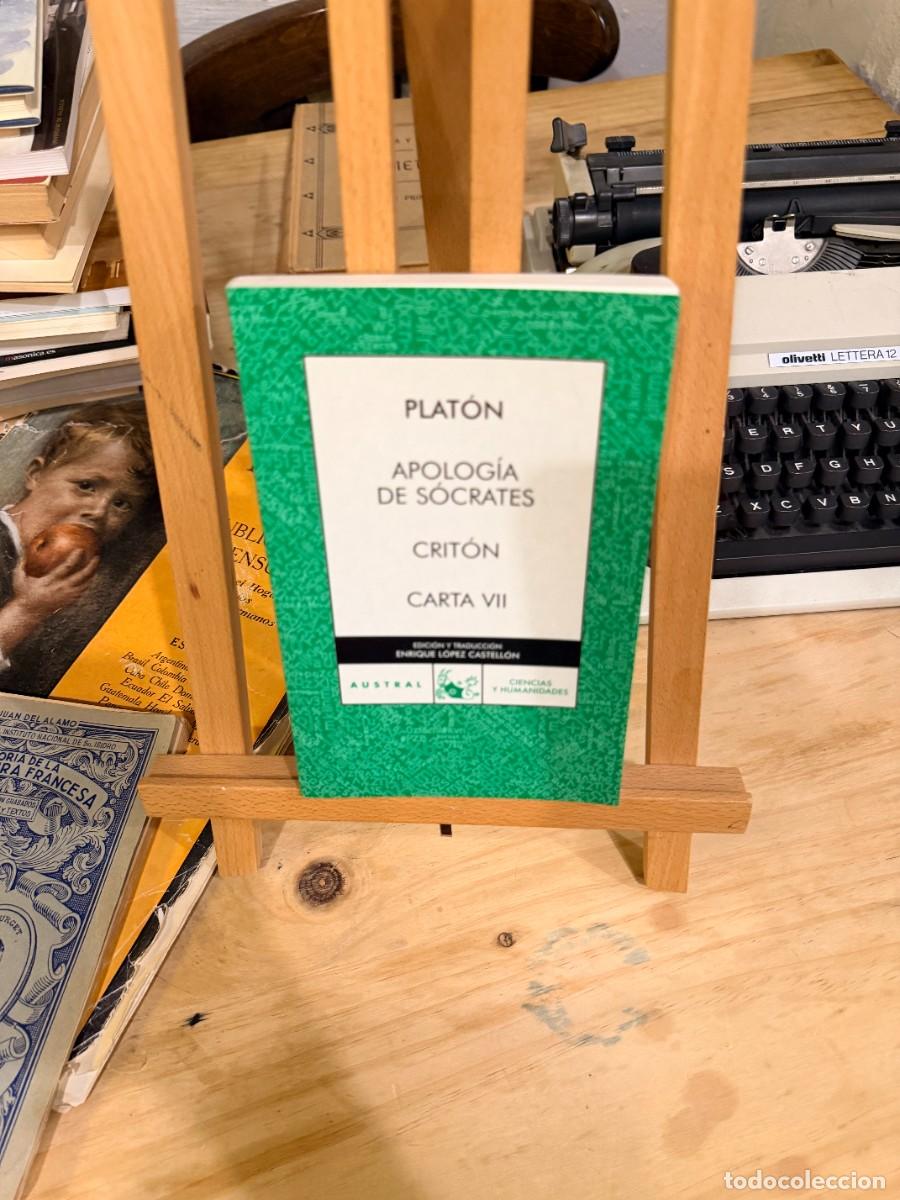Libros: PLAT&Oacute;N- APOLOG&Iacute;A DE S&Oacute;CRATES- CRIT&Oacute;N CARTA VII