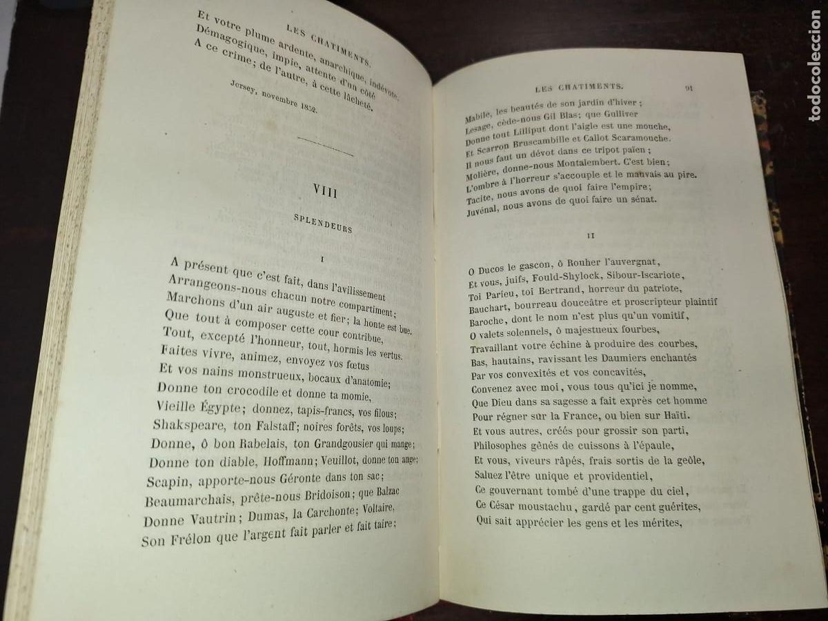 Libros: HUGO, Victor: - Les ch&acirc;timents. Seule &eacute;dition compl&egrave;te. - Foto 4