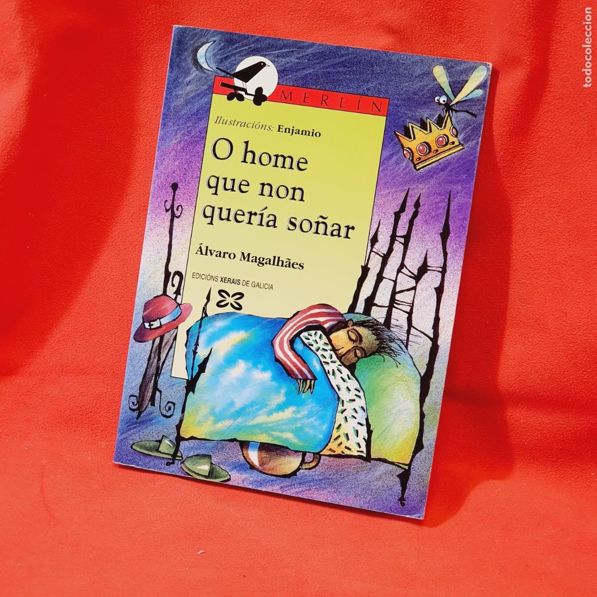 Libros: LIBRO-O HOME QUE NON QUER&Iacute;A SO&Ntilde;AR-&Aacute;LVARO MAGALHAES-EDICI&Oacute;NS XERAIS DE GALICIA-MERL&Iacute;N-1&ordf;EDICI&Oacute;N-1995.