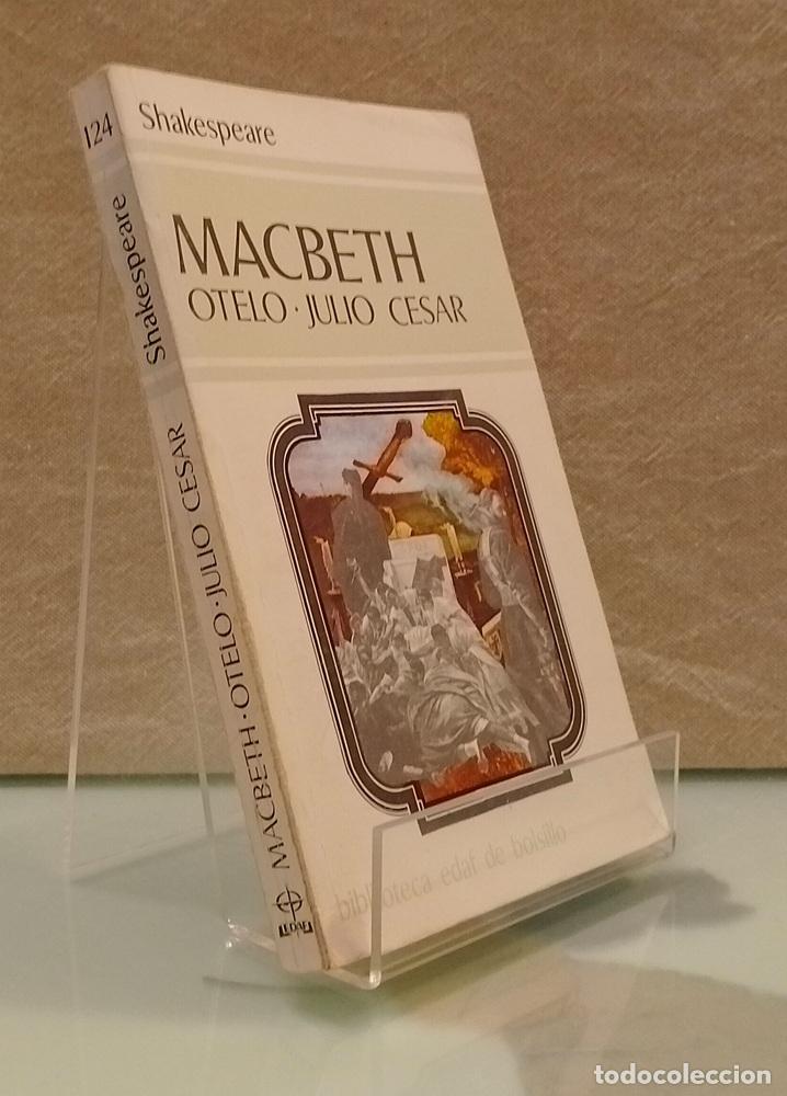 Libros: Macbeth, Otelo, Julio C&eacute;sar - Shakespeare
