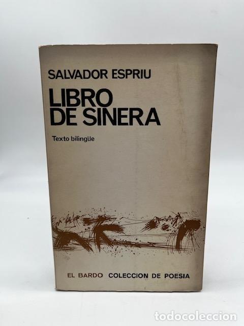 Libros: ESPRIU, Salvador. - Libro de sinera.