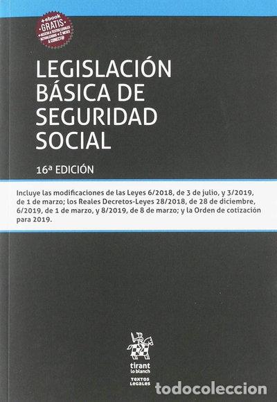 Libros: Legislaci&oacute;n b&aacute;sica de seguridad social- 9788413134345