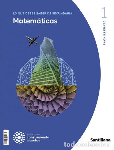 Libros: Matem&aacute;ticas C.soc 1bto Cm Santillana- 9788468067339