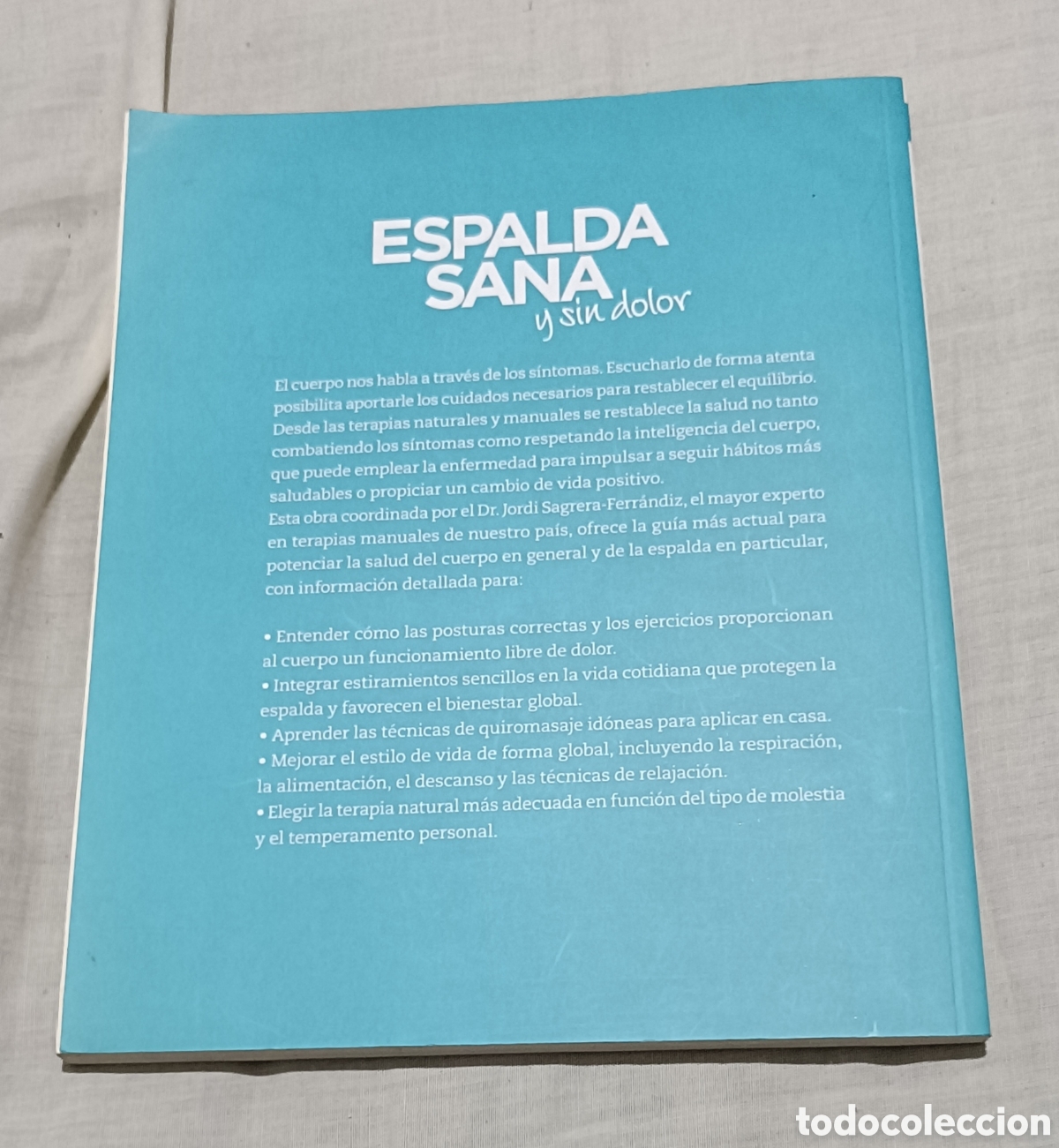 Libros: Espalda sana y sin dolor - Dr. Sagrera-Ferr&aacute;ndiz (RBA, 2015) - Foto 3